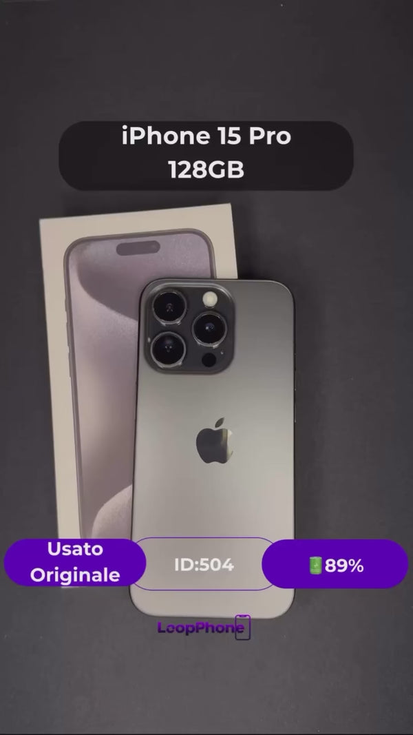 iPhone 15 Pro 128GB - ID: 504